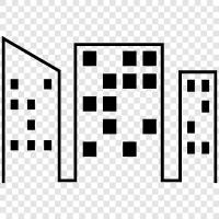 metropolitan area, city proper, population, demographics icon svg