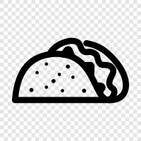 Mexican, food, eat, taco truck icon svg