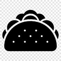 Mexican, food, restaurant, Taco icon svg