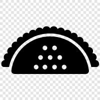 Mexican food, Tex Mex, burrito, chalupa icon svg