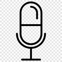 mic, audio, recording, voice icon svg