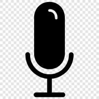 mic, recording, speech, audio icon svg