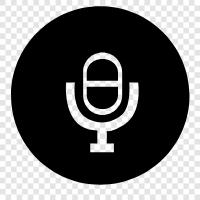 mic, audio, voice, recording icon svg