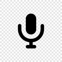 mic, microphone, audio, audio recorder icon svg