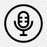 mic, voice, recording, audio icon svg