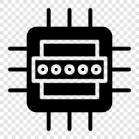 микроконтролер, программирование, разработка микроконтроля, проектирование чипов Значок svg
