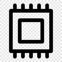 microcontroller, controller, programming, firmware icon svg