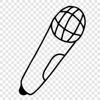 Microphone Amplifier, Megaphone, Hand Microphone, Condenser icon svg