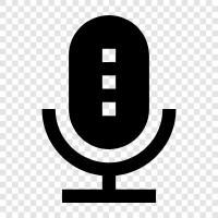microphone, sound, voice, audio icon svg