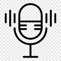 microphone, recording, audio, sound icon svg