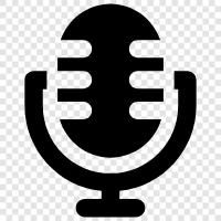 microphone, sound, voice, recording icon svg