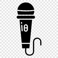 microphone, voice, voice over, voice over artist icon svg