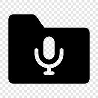 microphone, audio, recording, audio editing icon svg