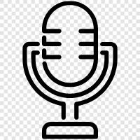 microphone, voice recorder, voice icon svg