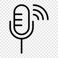 microphone, internet, voice, audio icon svg