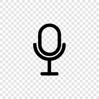 microphone, microphone boom, audio, audio equipment icon svg