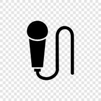 microphone, microphone for audio recording, microphone for online video, microphone for voice icon svg