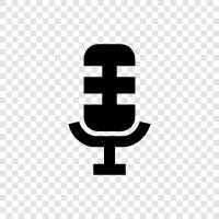 microphone, audio, sound, audio recorder icon svg