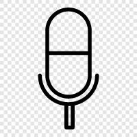 microphone, voice, audio, sound icon svg