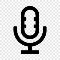 microphone, audio, audio recorder, audio editor icon svg