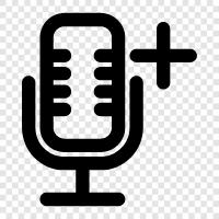 microphone, recording, sound, audio icon svg