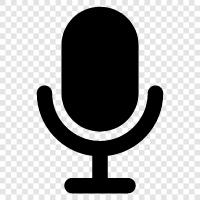 microphone, acoustic, sound, recording icon svg