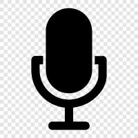 microphone, audio, recording, speaker icon svg