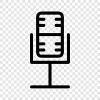 microphone, microphone for pc, pc microphone icon svg