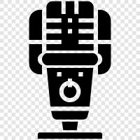 microphone, voice, sound, recording icon svg