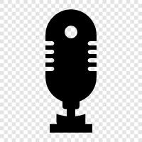 microphone, recording, audio, sound icon svg