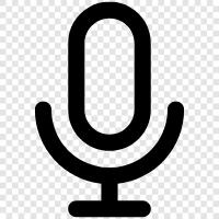 microphone, recording, speaker, phone icon svg