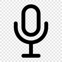 microphone, audio, audio recorder, recorder icon svg