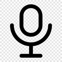 microphone, recording, audio, voice icon svg