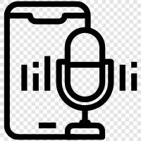 microphone, audio, recording, podcast icon svg