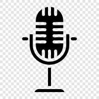 microphone, voice, voice over, audio icon svg