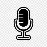 microphone, recorder, voice recorder icon svg