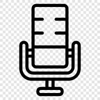 microphone, voice, recording, audio icon svg