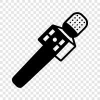 microphone, microphone review, microphone for podcast, microphone for video icon svg