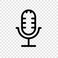 microphone, podcast, voice, audio icon svg