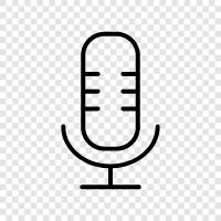 microphone, voice, recording, audio icon svg