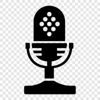 microphone, microphone for recording, voice recorder, voice recorder for recording icon svg