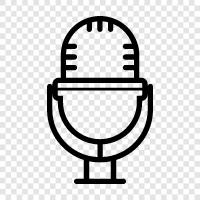 microphone, voice recorder, voice changer, voice recorder app icon svg