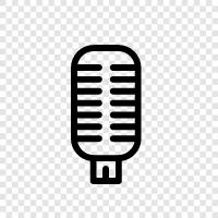 microphone, voice recorder, voice chat, audio recorder icon svg