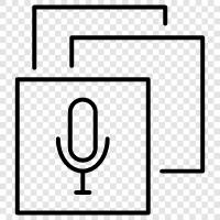 microphone, Recording, Recording Microphones, Recording Microphone Brands icon svg