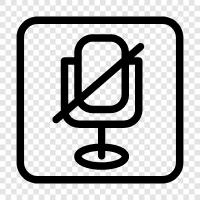 Microphone Mute, Sound Mute, Audio Mute, Sound Supp icon svg