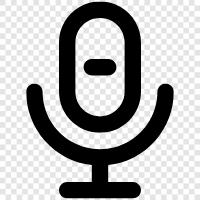 microphone, voice, recording, audio icon svg