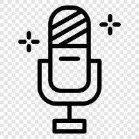 microphone, voice, voice recorder, recorder icon svg