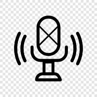 microphone, voice, recording, audio icon svg