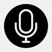 microphone, voice, voice recording, audio icon svg