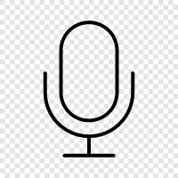 microphone, voice, recording, audio icon svg